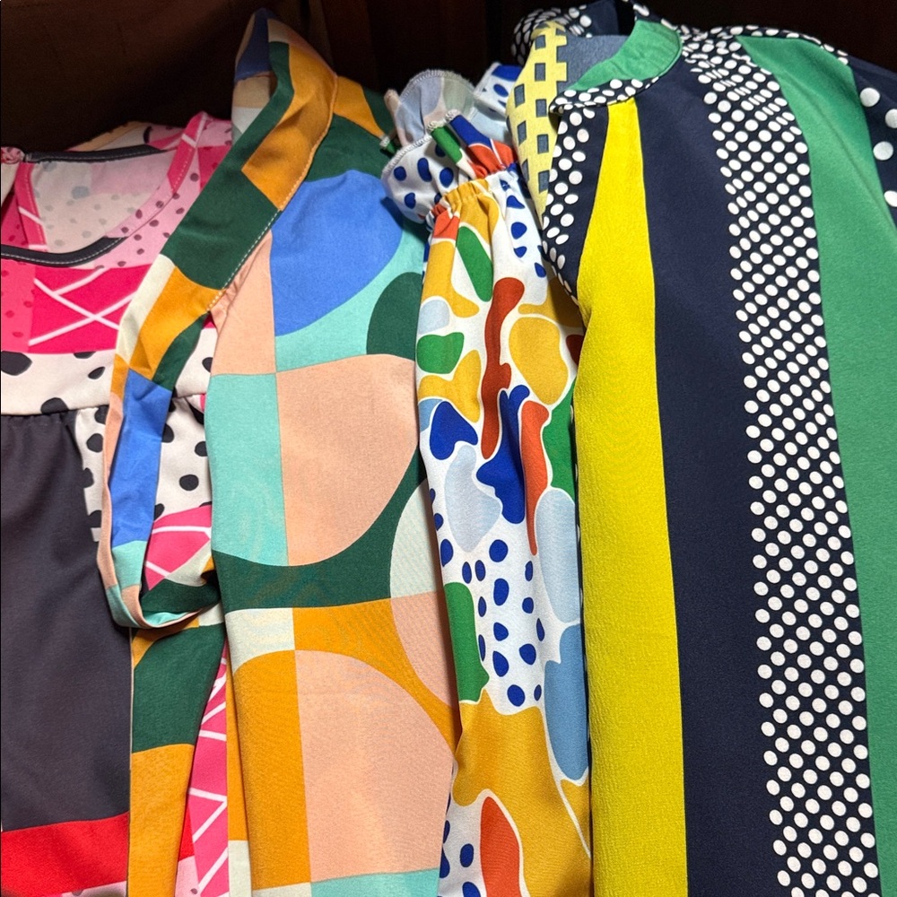 Colorful Patterned Tops Collection